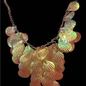 Iridescent Shell Necklace